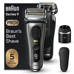 BRAUN - Afeitadora Eléctrica S9 Pro+ 9565CC + Centro De Limpieza 6 EN 1