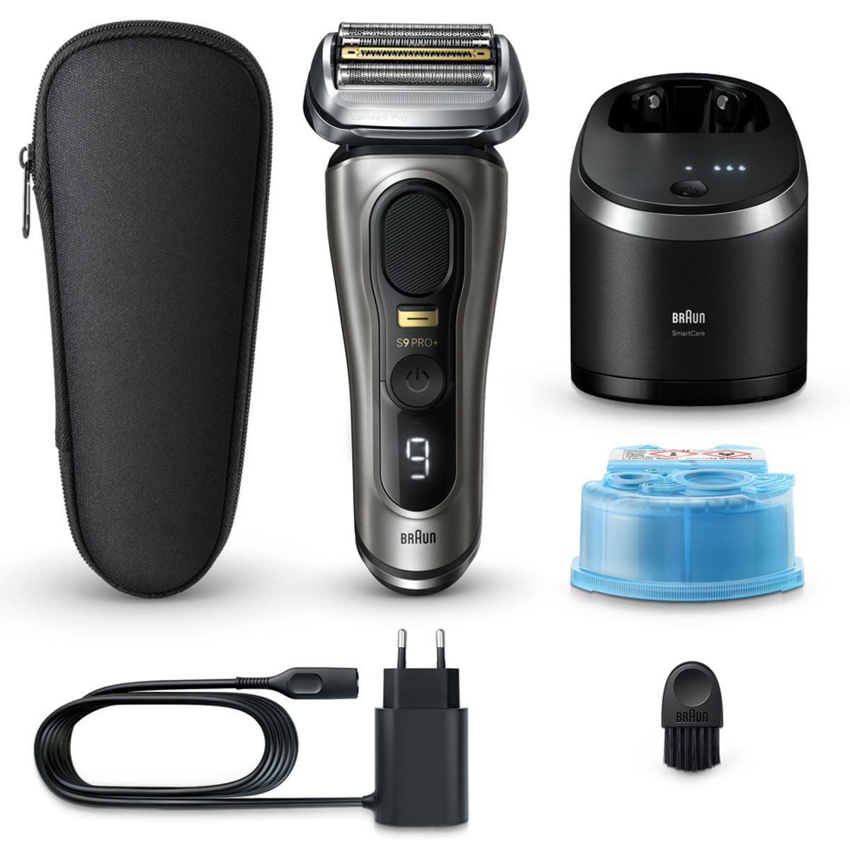 BRAUN - Afeitadora Eléctrica Braun S9 Pro+ 9565CC + Centro De Limpieza 6 EN 1