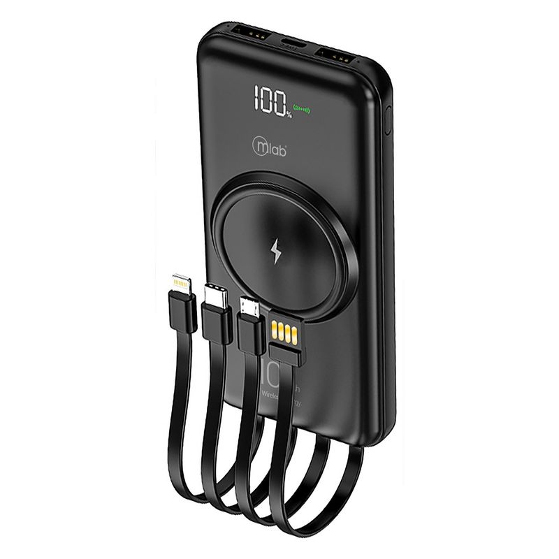 MLAB - Power Bank Inalambrico Bateria Externa 10000Mah Mlab