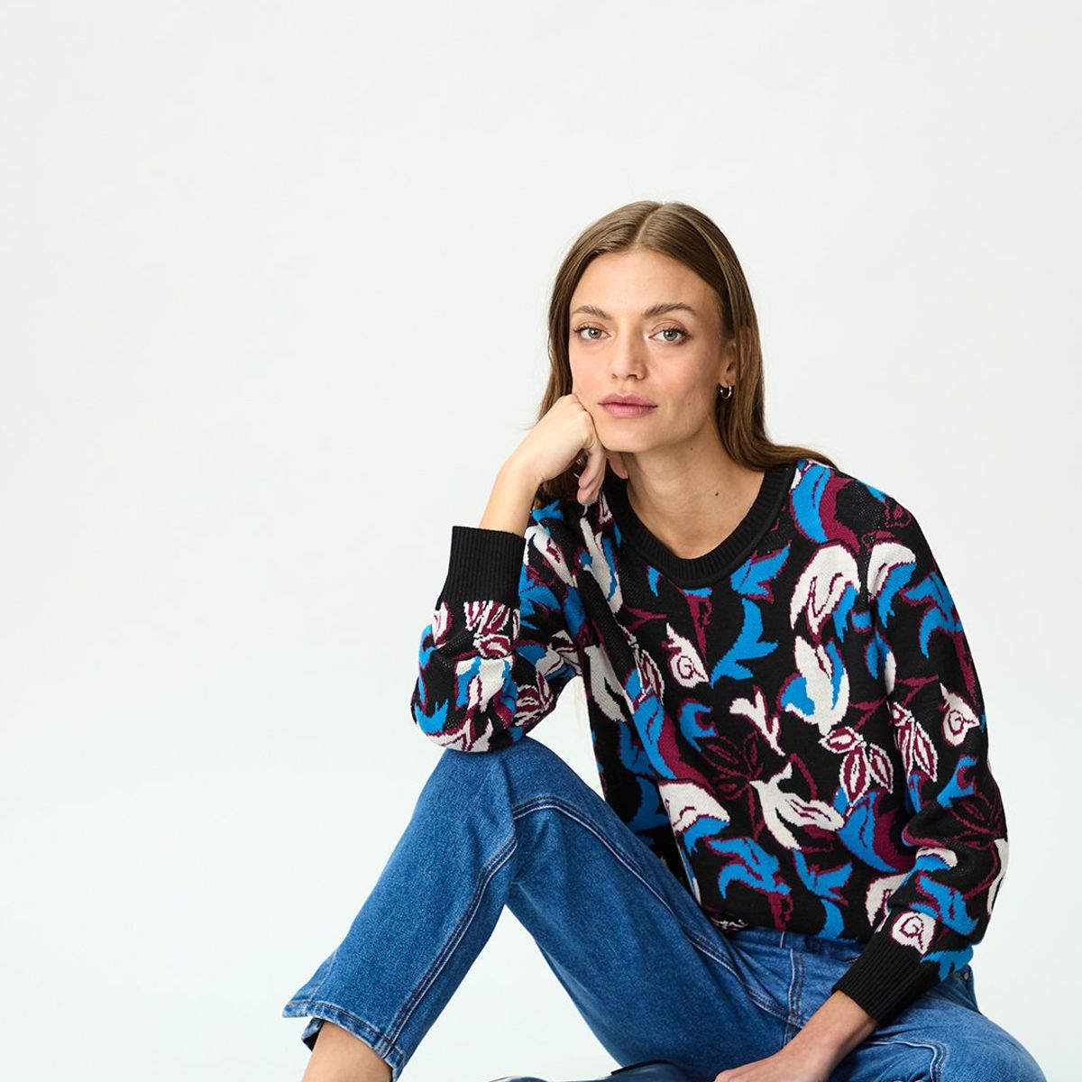 IO - Sweater Negro Mujer Io