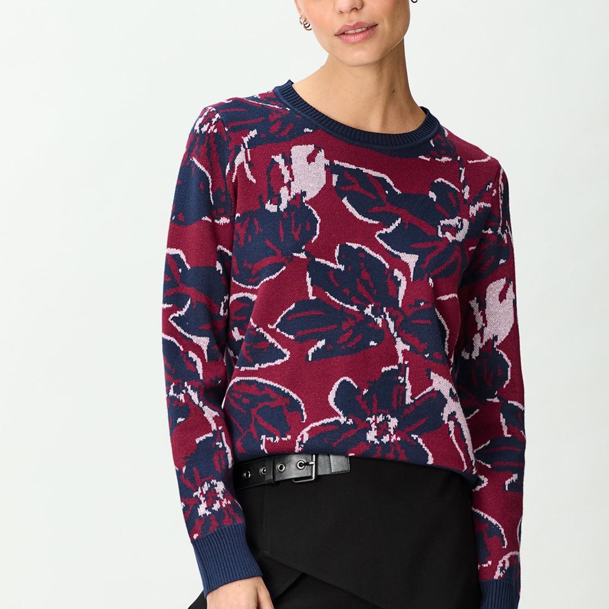 IO - Sweater Burdeo Mujer Io