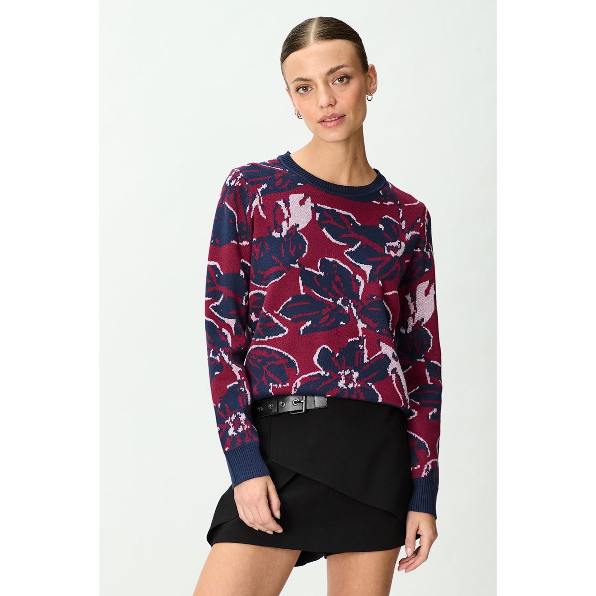 IO - Sweater Burdeo Mujer Io