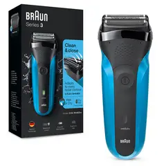 BRAUN - Afeitadora Recargable Serie 3 Blue 310 Wet&Dry