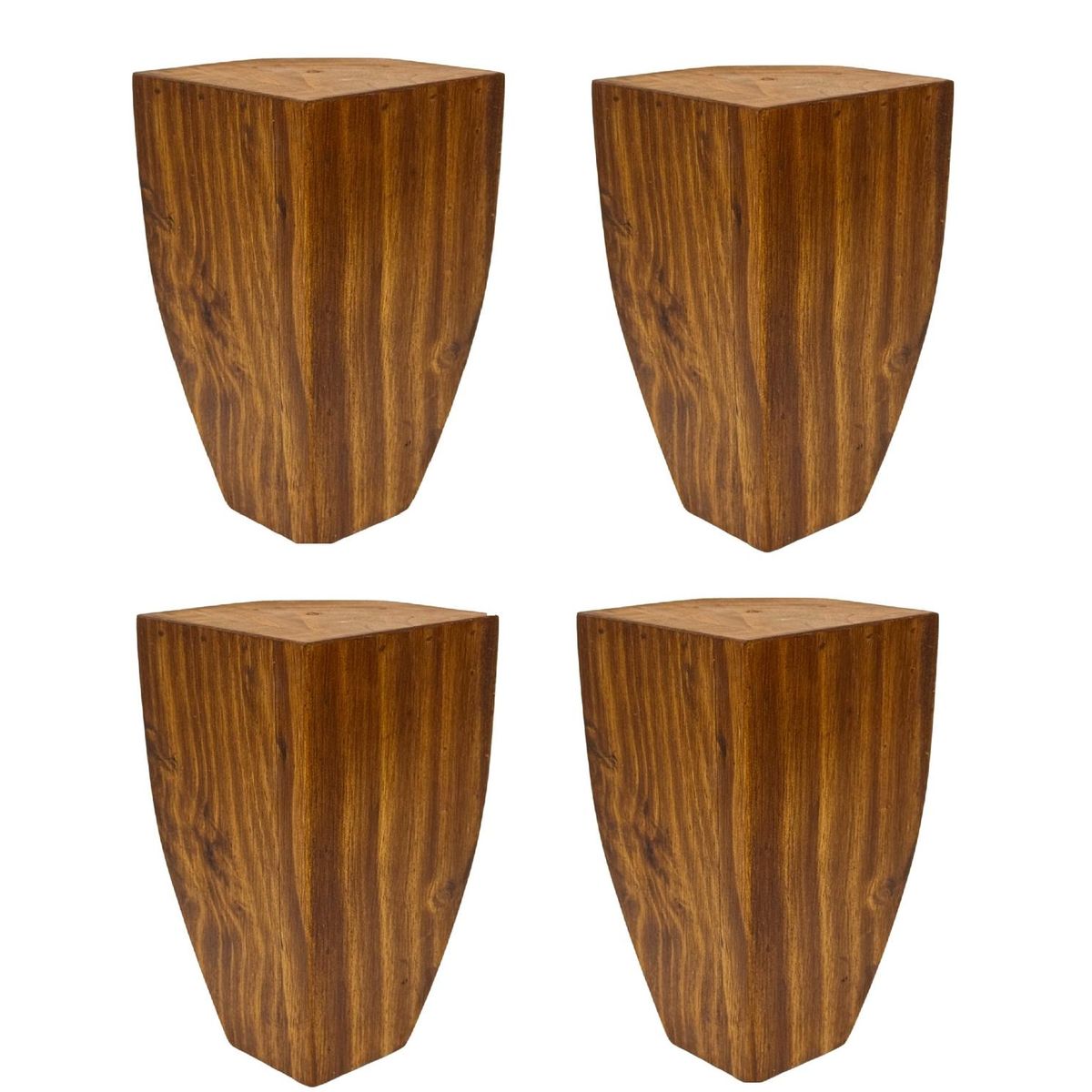 EBLA - Patas Madera Para Cama Europea Pack 4 Unidades