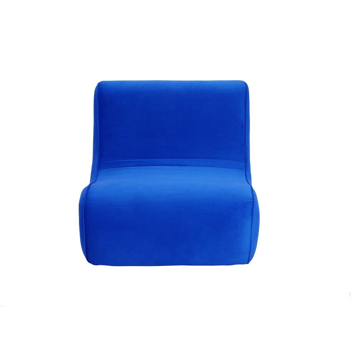 BODEVIR - Sofa Komodo 1C Felpa Azul Rey