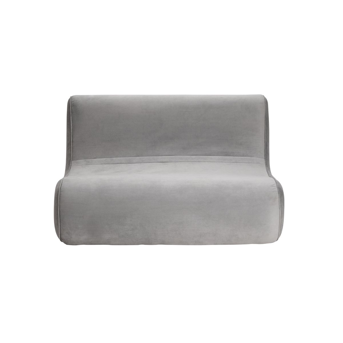 BODEVIR - Sofa Komodo 2C Felpa Gris