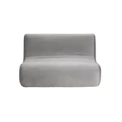 BODEVIR - Sofa Komodo 2C Felpa Gris