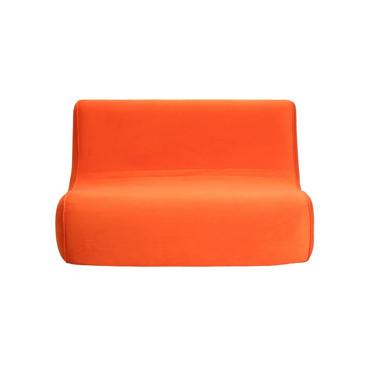 BODEVIR - Sofa Komodo 2C Felpa Naranja