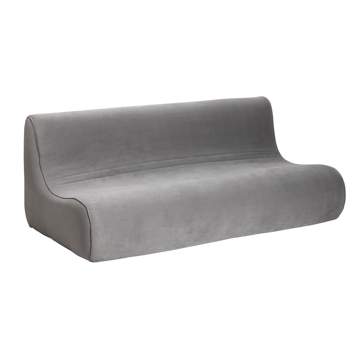 BODEVIR - Sofa Komodo 3C Felpa Gris
