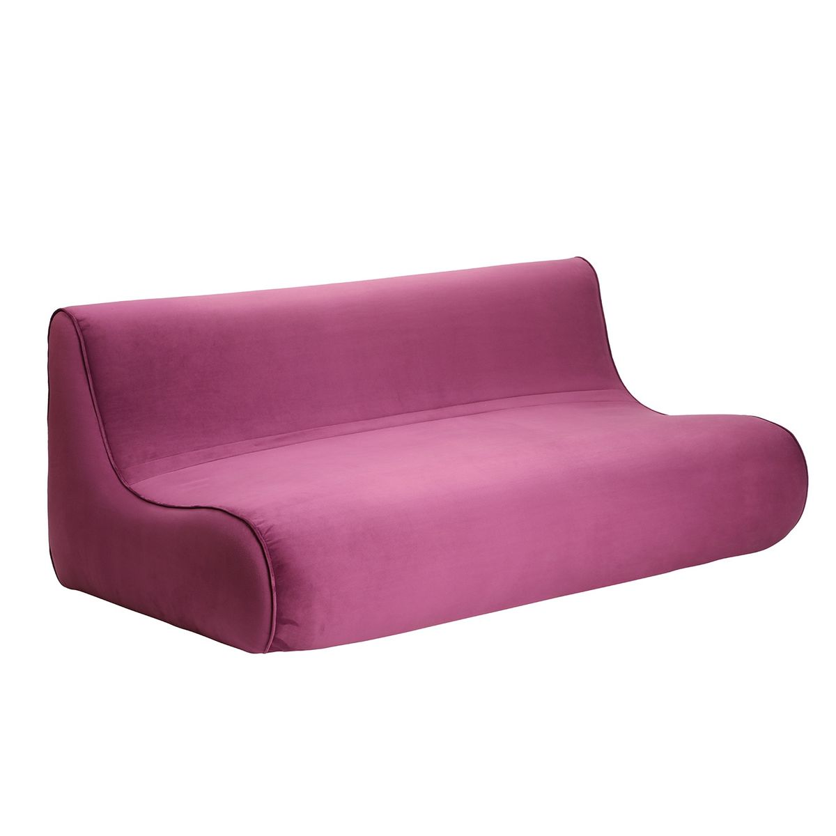 BODEVIR - Sofa Komodo 3C Felpa Morado