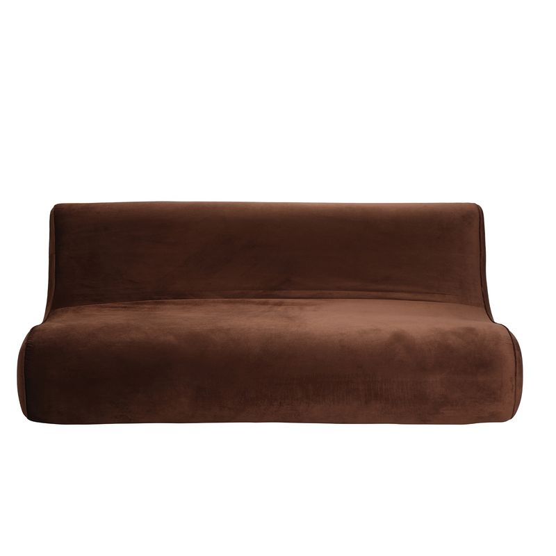 BODEVIR - Sofa Komodo 3C Felpa Chocolate