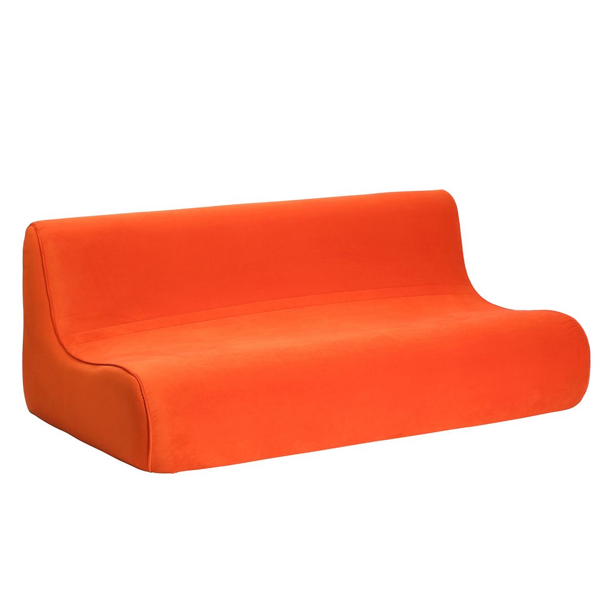 BODEVIR - Sofa Komodo 3C Felpa Naranja