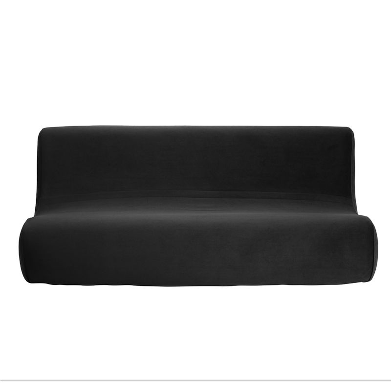 BODEVIR - Sofa Komodo 3C Felpa Negro