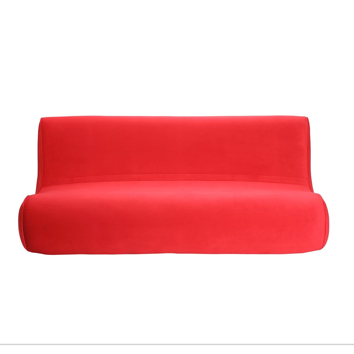 BODEVIR - Sofa Komodo 3C Felpa Rojo