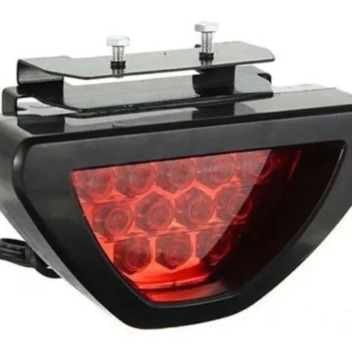 GENERICO - Tercer Stop Luz De Freno Auxiliar Triangular Led Roja 12v