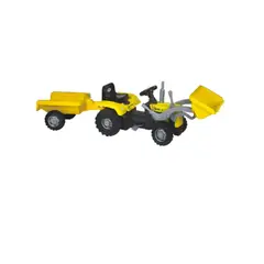 HOBBY MARKET - Tractor a Pedales con Carro Amarillo