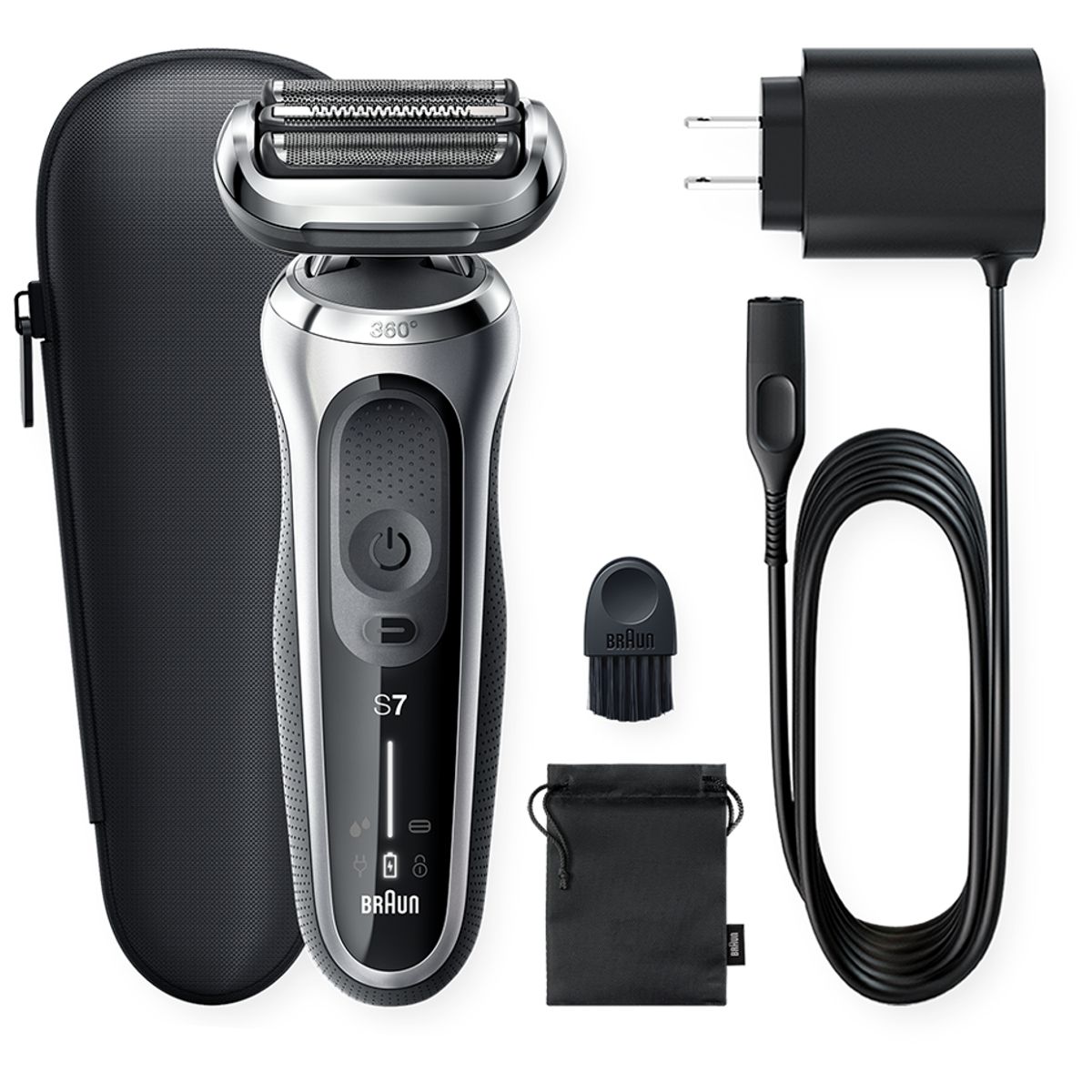 BRAUN - Afeitadora Eléctrica Braun S7 S1000 Plateada Flex 360°