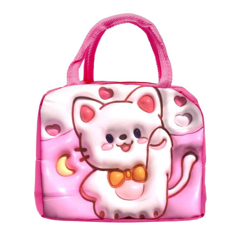 GENERICO - LONCHERA 3D 22X18.5X12 GATITO X1UNI