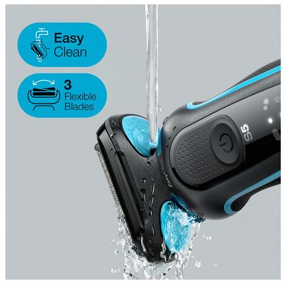 Imagen 2 del producto Afeitadora Eléctrica S5 M4500 Wet&Dry Con 3 Accesorios Azul