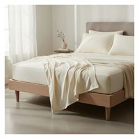 Juego de Sábanas Polar Unicolor King - Blanco