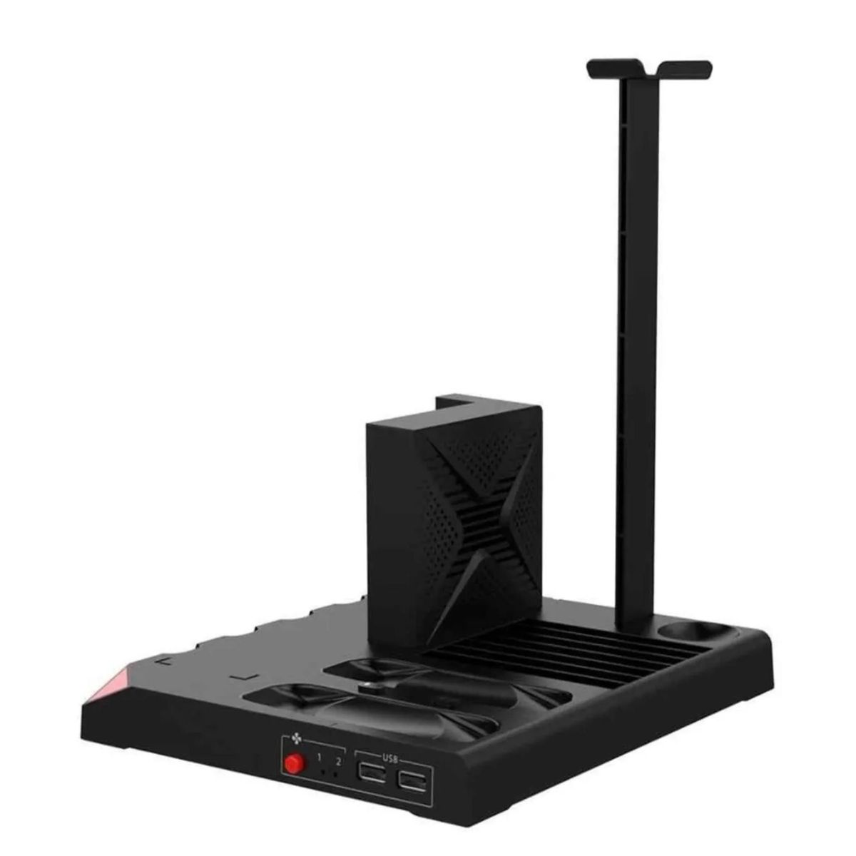 GENERICO - Base Cargador Soporte Vertical Para Nintendo Switch 9 En 1