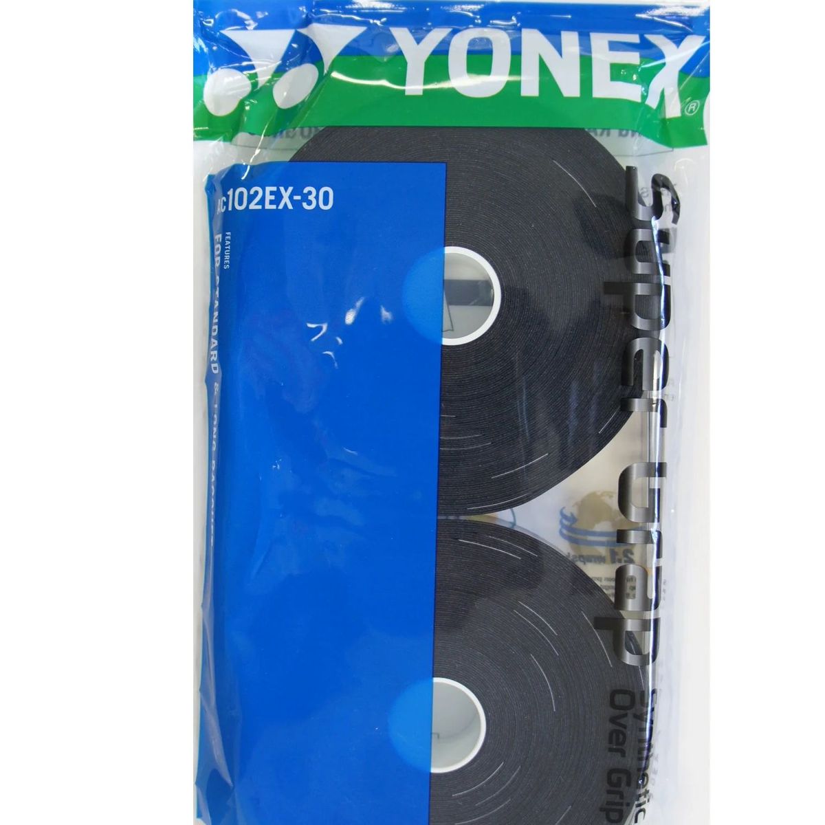YONEX - Overgrip SUPER GRAP X30 Negro