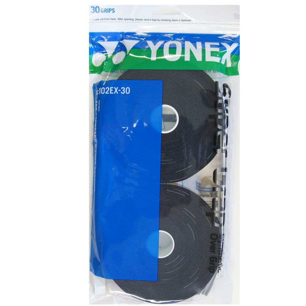 YONEX - Overgrip SUPER GRAP X30 Negro
