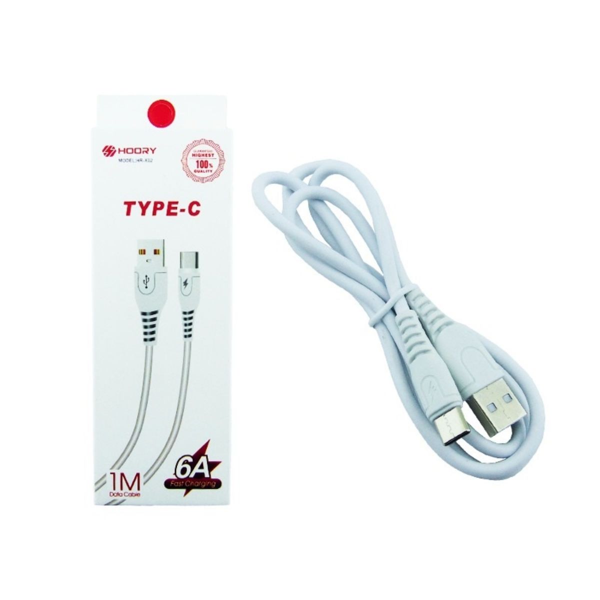 OEM - CABLE USB A TYPE-C MODHR-X02 6 AMP 1 METRO HOORY