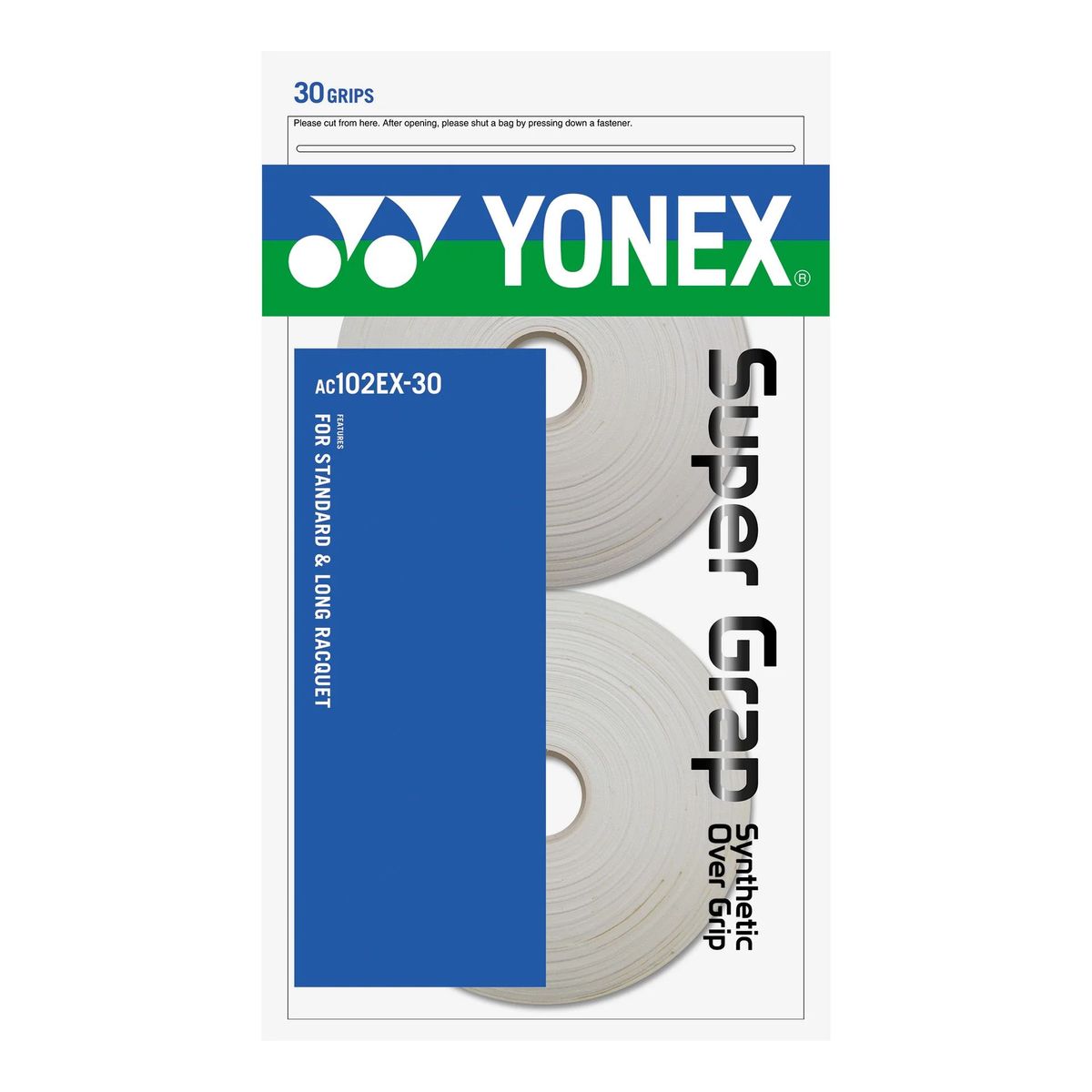 YONEX - Overgrip SUPER GRAP X30 Blanco