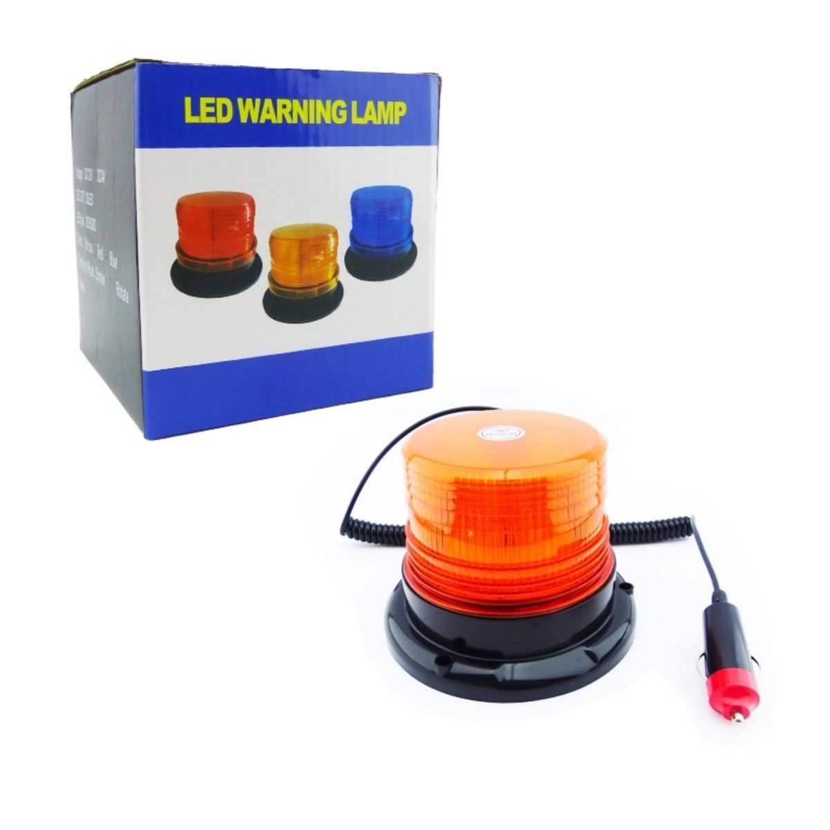 OEM - BALIZA LED CON IMAN STROBO 12-24 VOLT