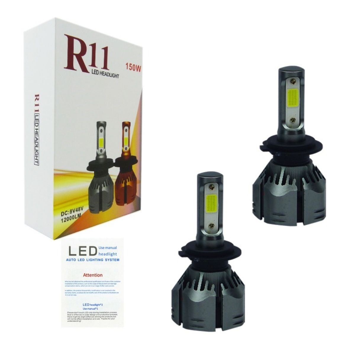 OEM - AMPOLLETA KIT LED H-7 MODR-11 150W 12000LM