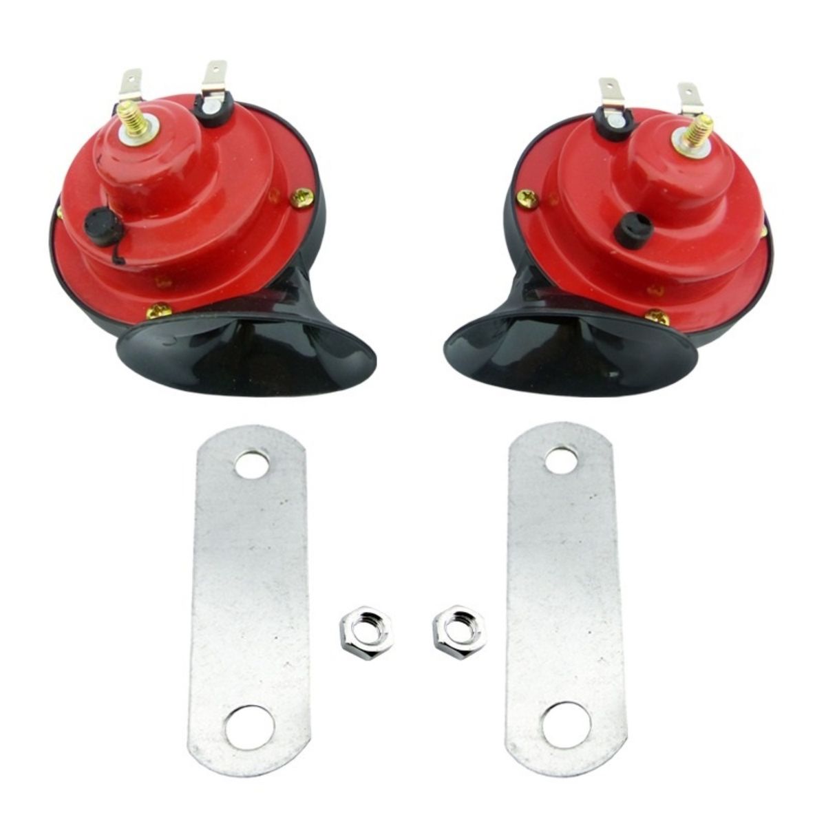 OEM - BOCINA PARA AUTO ROJA CARACOL GMP
