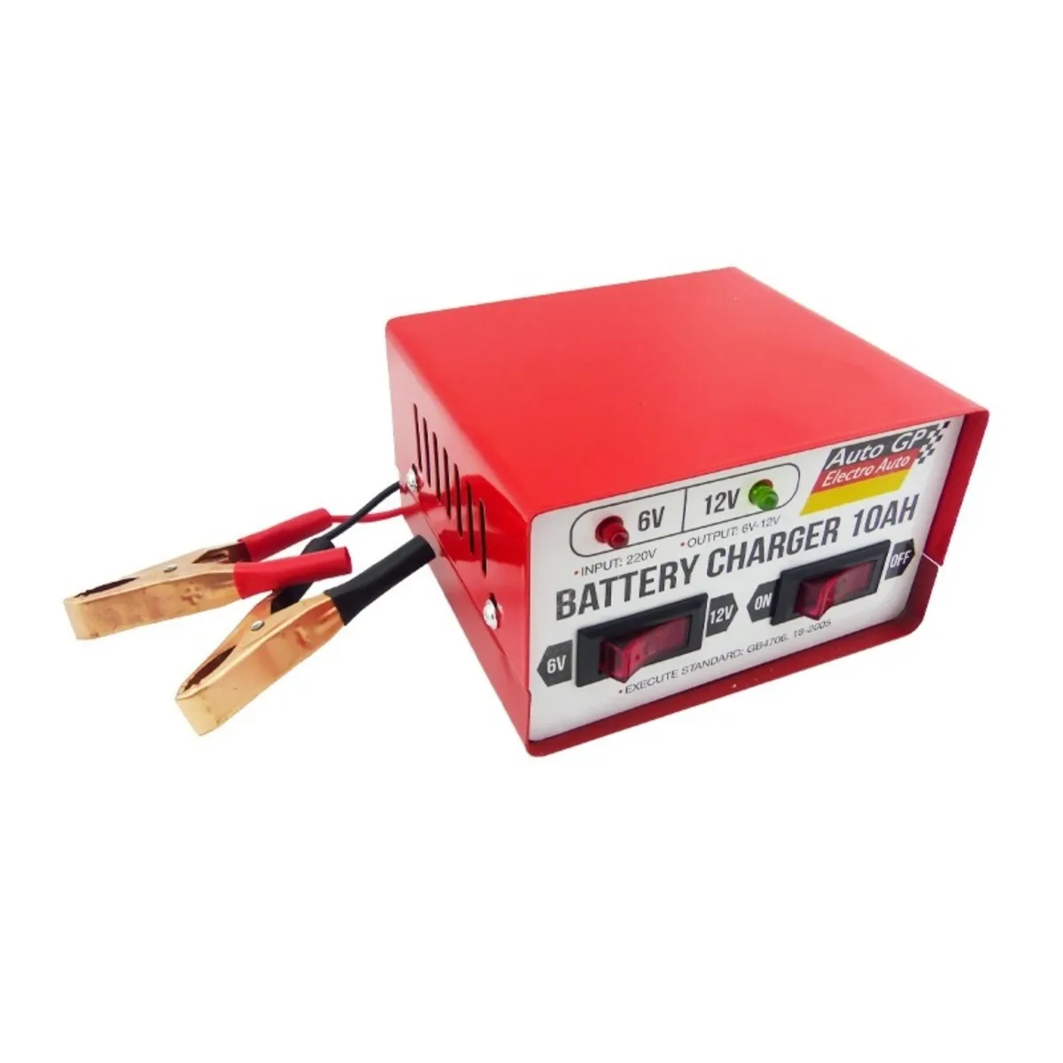 OEM - CARGADOR DE BATERIA 10 AMP AUTOGP 6-12 VOLT