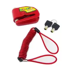 OEM - CANDADO PARA FRENO DISCO CON ALARMA CON PIOLA