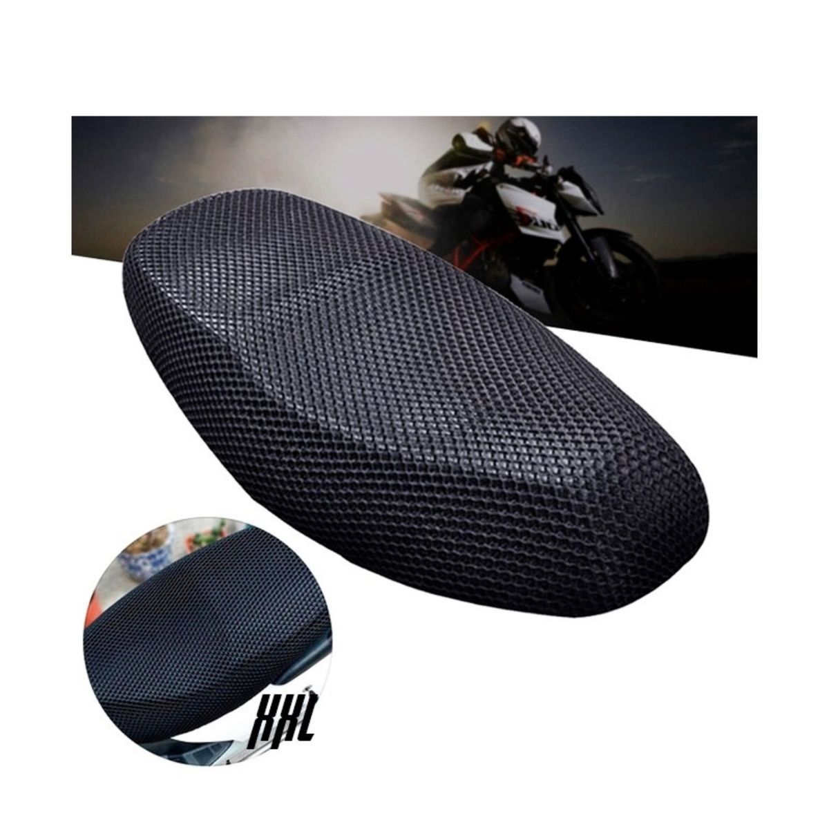 OEM - FUNDA CUBRE ASIENTO DE MOTO TERMICA TALLA XXL