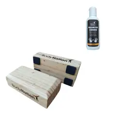 BODY NATION - Bloques para Handstand + Magnesio líquido 140 ML Calistenia