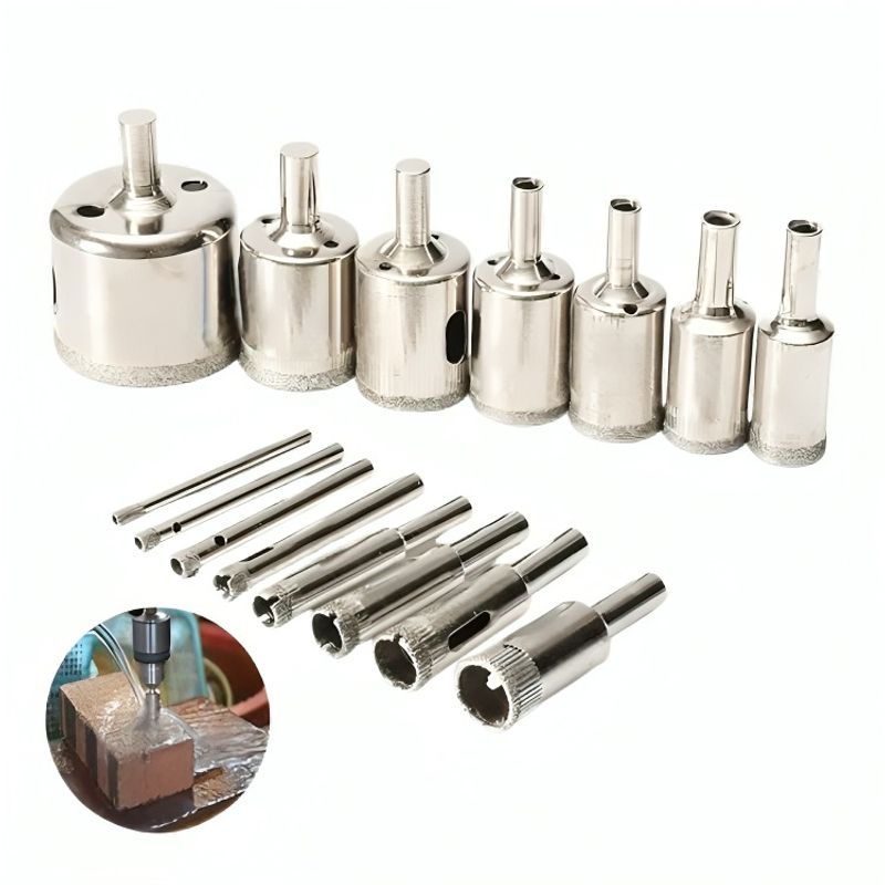 OEM - Brocas Copa Para Cerámicos Mármol Vidrio Piedra 15 Pz 3-45mm