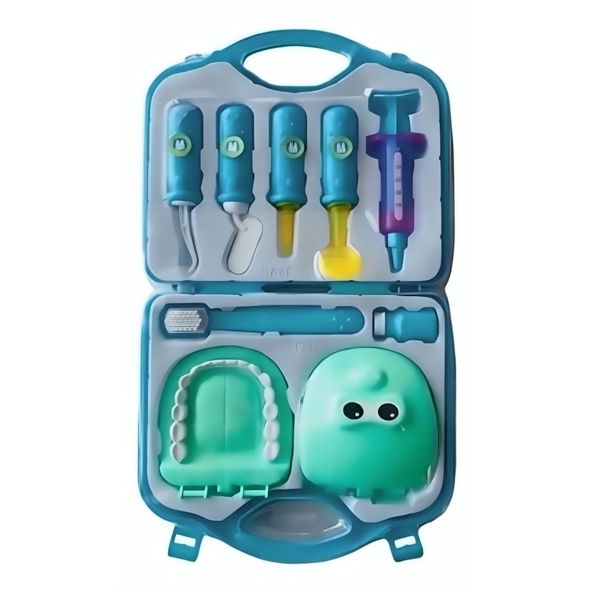 OEM - Juguete Set Limpieza Dental Para Niños Celeste