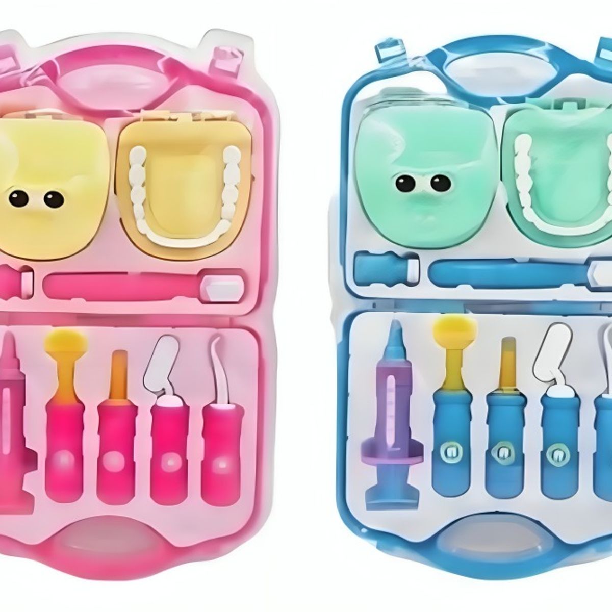 OEM - Juguete Set Limpieza Dental Para Niños Celeste