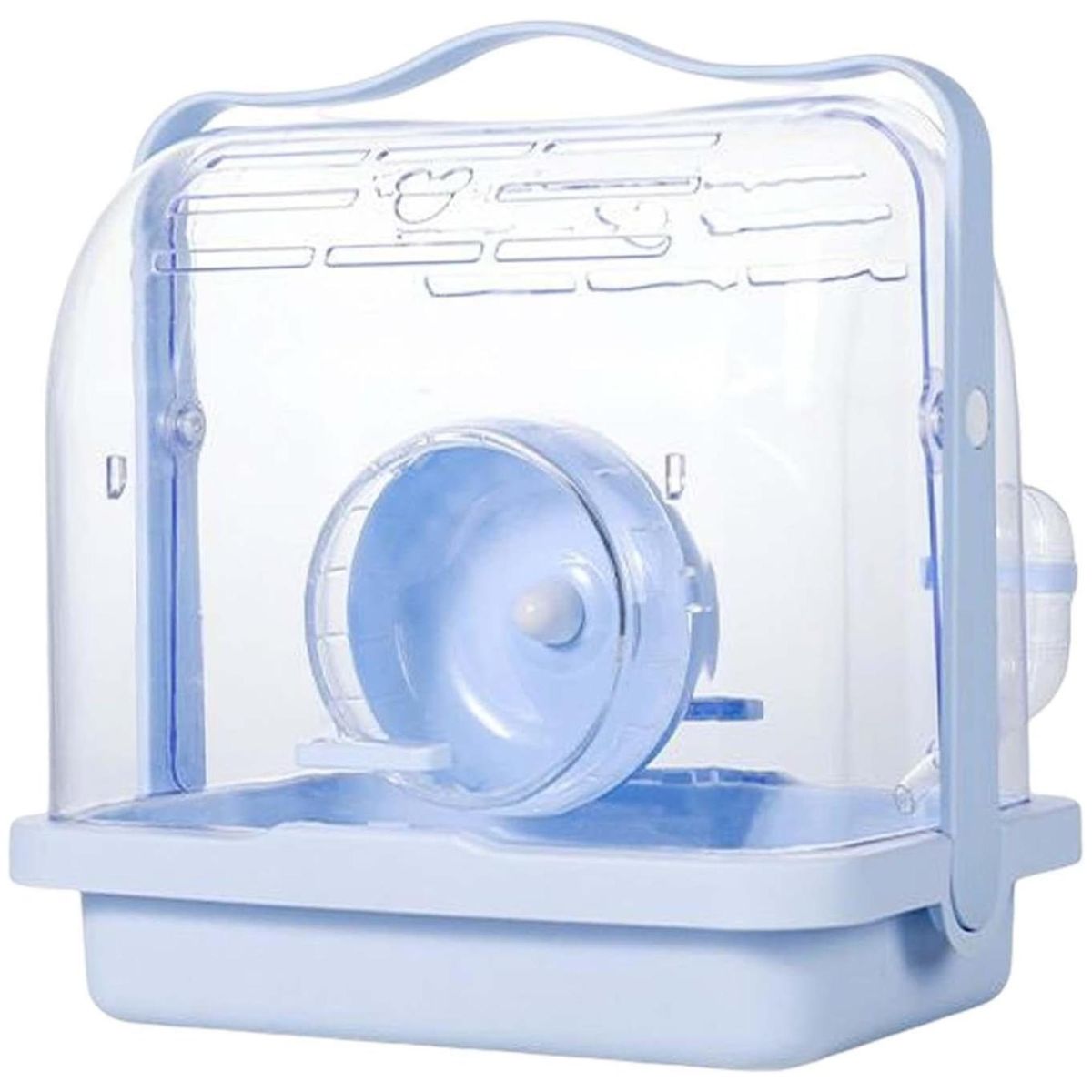 GENERICO - Jaula Transportadora Para Hamsters Ornamental Celeste