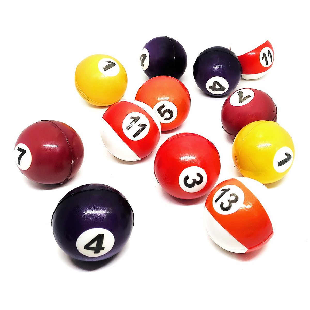 GENERICO - PELOTA RELAJACION 6.3CM POOL X12UNI