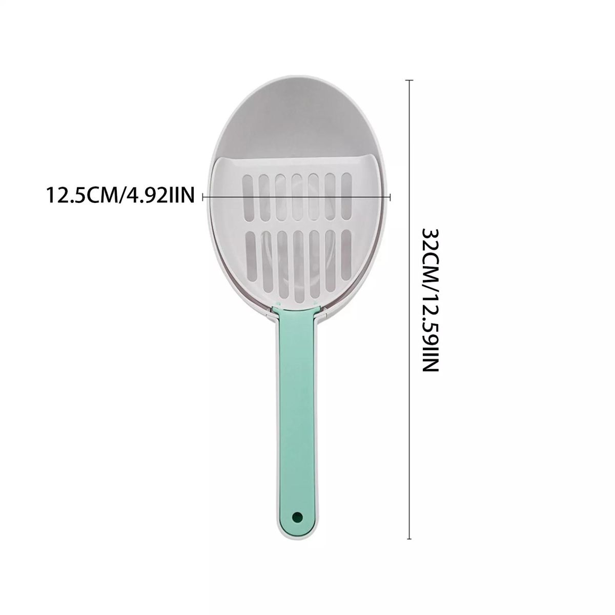 GENERICO - Pala Para Arena De Gatos Con Doble Pala Para Limpieza