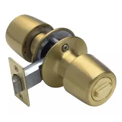 GENERICO - Cerradura Tubular Pomo Urbano Bañodormitorio Bronce