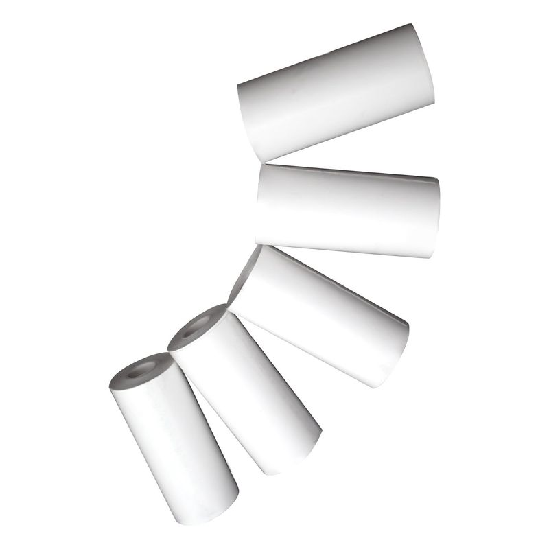 GENERICO - ROLLO TERMICO MINI IMPRESORA 25X56CMX45M X5 UNI