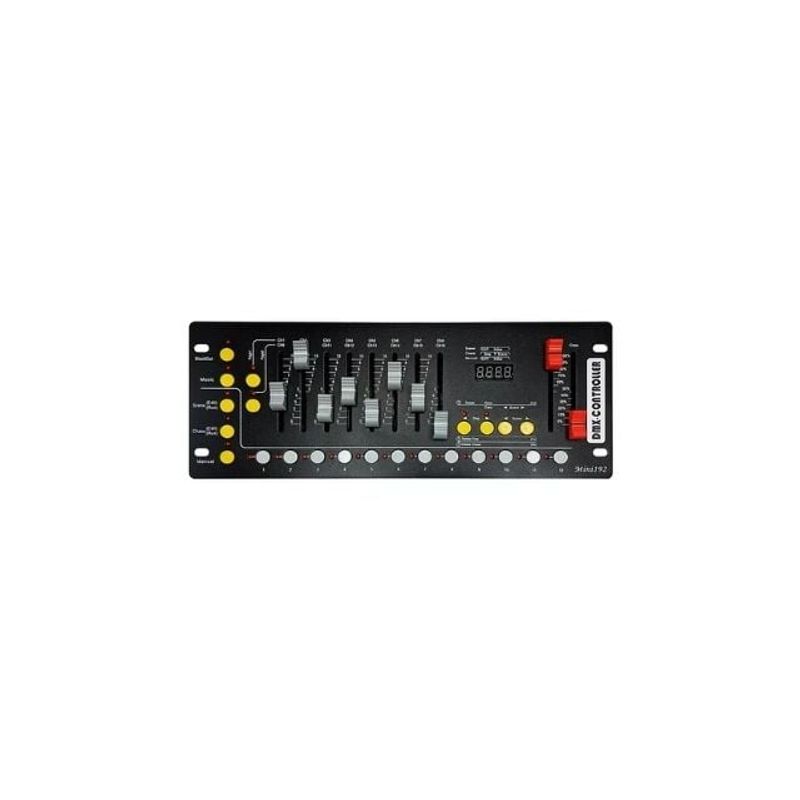 GENERICO - Mini Controlador Dmx Luces Disco Para Dj Con 192 Canales