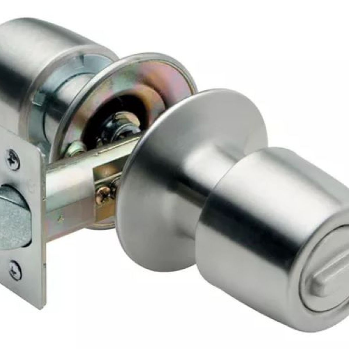 GENERICO - Cerradura Tubular Pomo Poli Urbano Bañodormitorio Inox Color Bronce