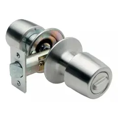 GENERICO - Cerradura Tubular Pomo Poli Urbano Bañodormitorio Inox Color Bronce