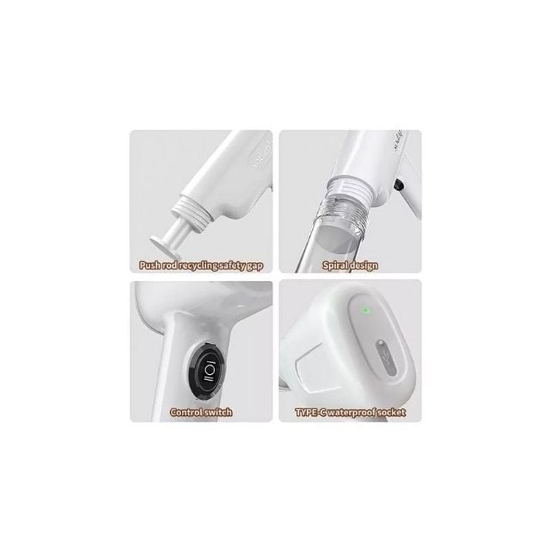 GENERICO - Maquina Para Pastas Electrica Recargable Fideos 6 Tipos