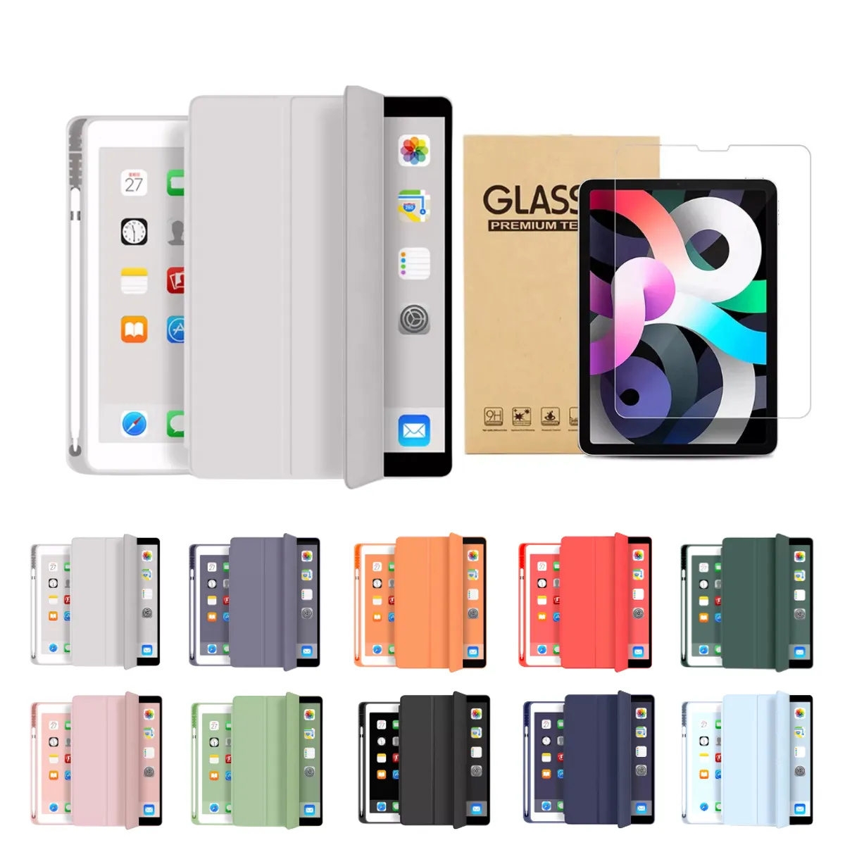 GENERICO - Fundas iPad Más Lámina Paperlike Para iPad 10.9 (air 4 Y 5) - Gris