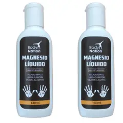BODY NATION - Pack x2 Magnesio Líquido 140 ML Calistenia, Pole Dance, Gym